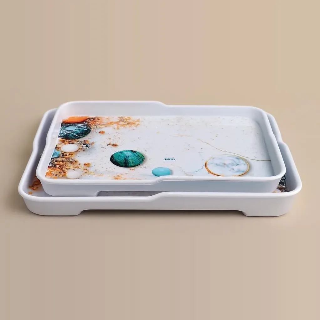 Nested Serving Trays Set
