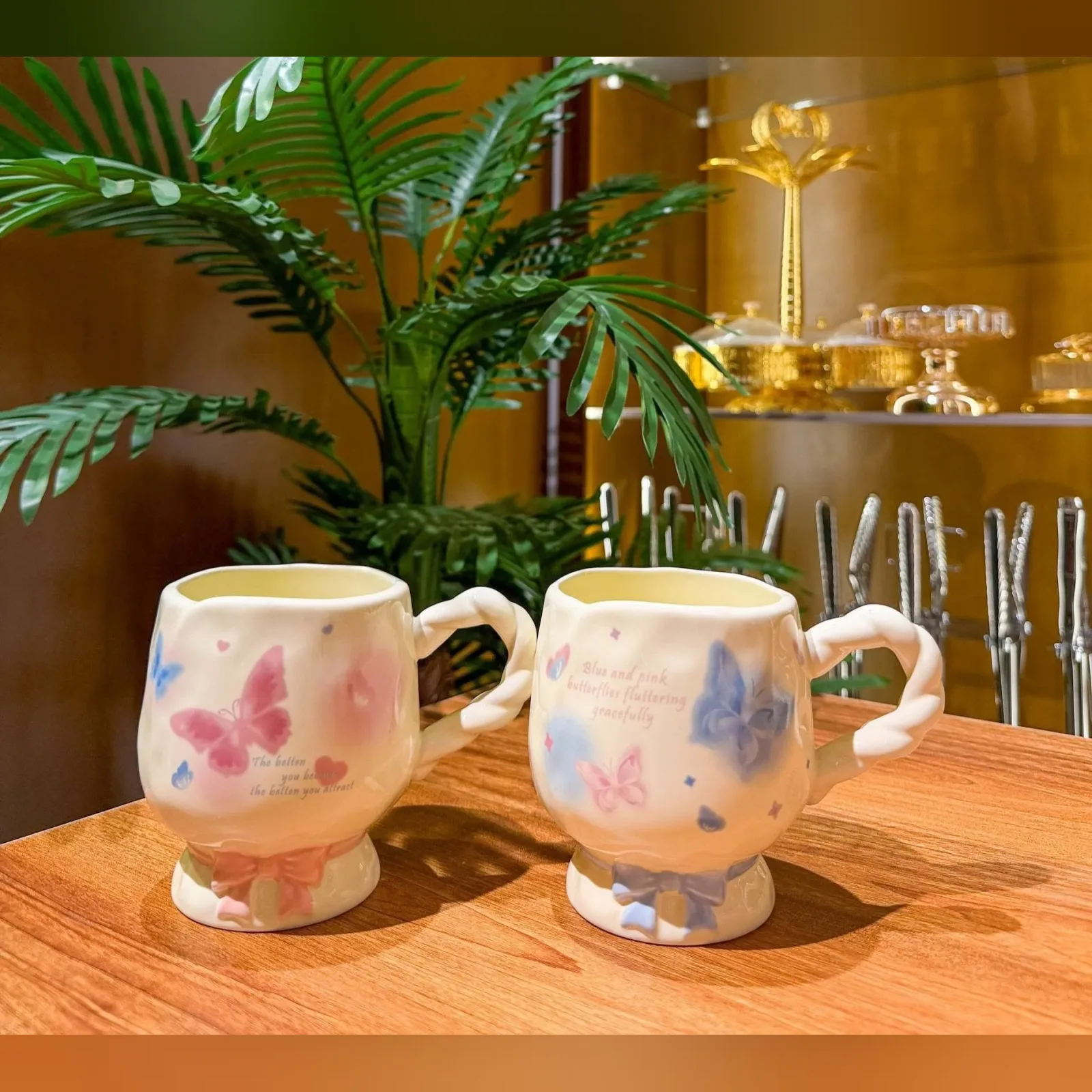 Ceramic Butterfly Mug