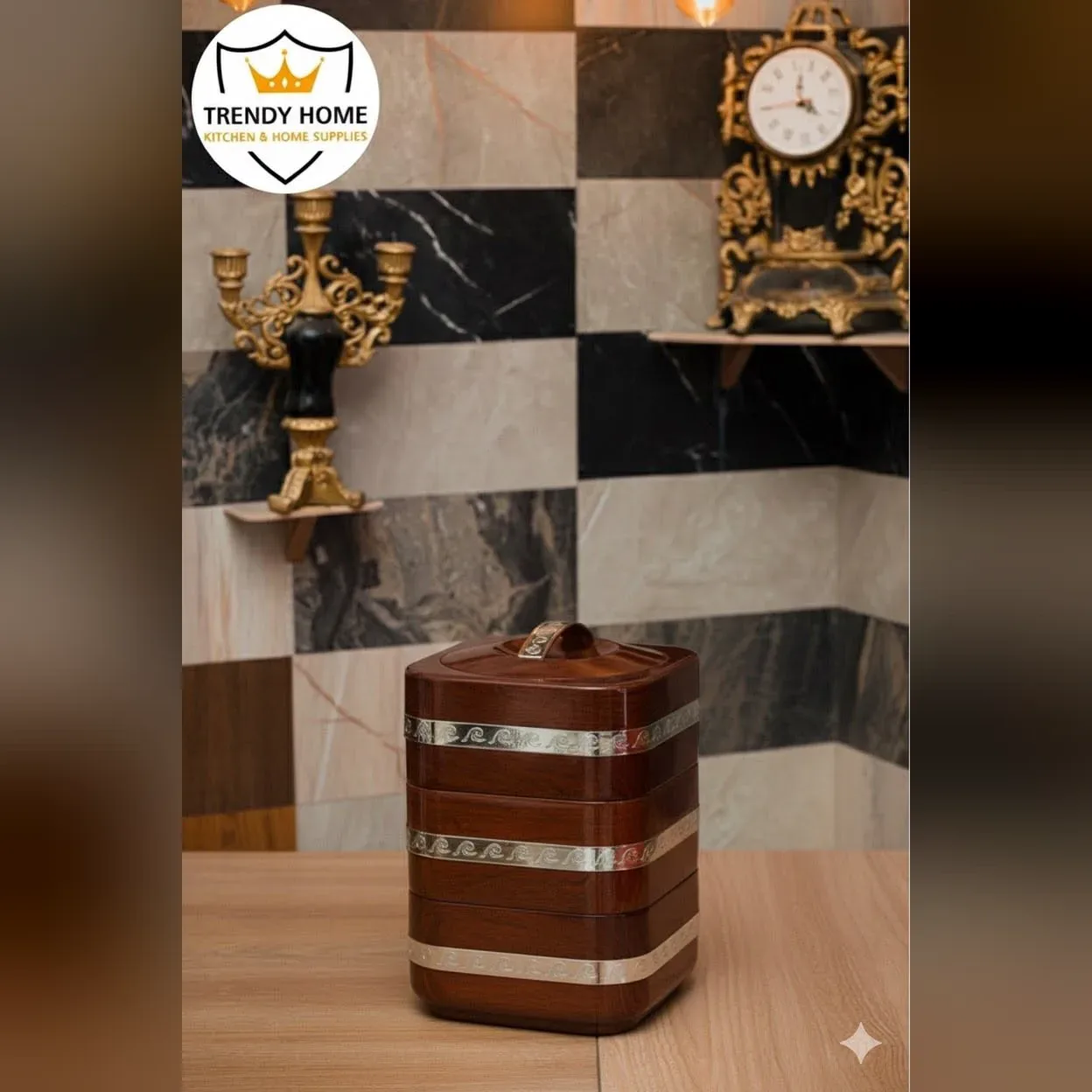 علبة أكل ٣ طبقات