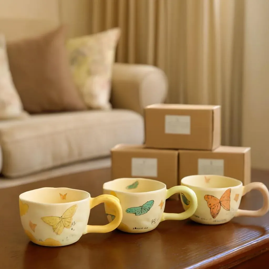 Butterfly Ceramic Mug