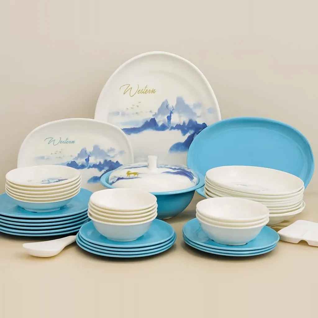 Melamine dinnerware set