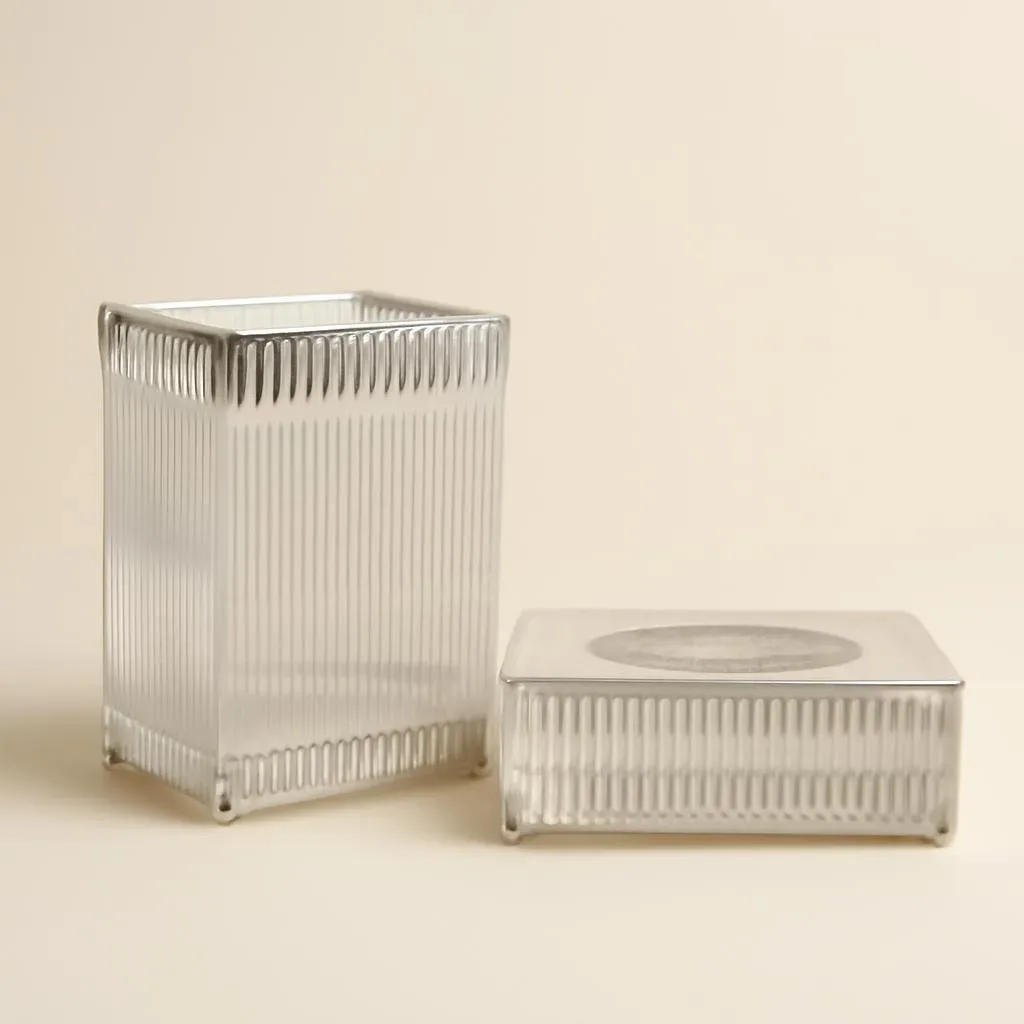 Acrylic Bin and Tissue Box Set