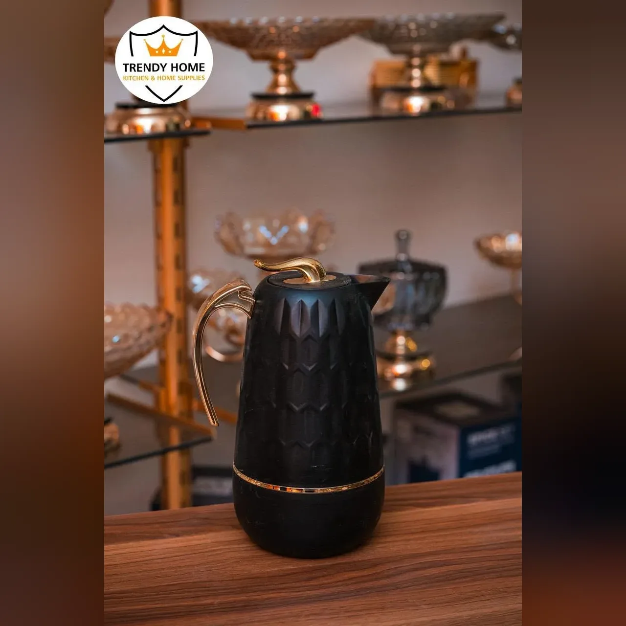 Black Thermal Coffee Jug