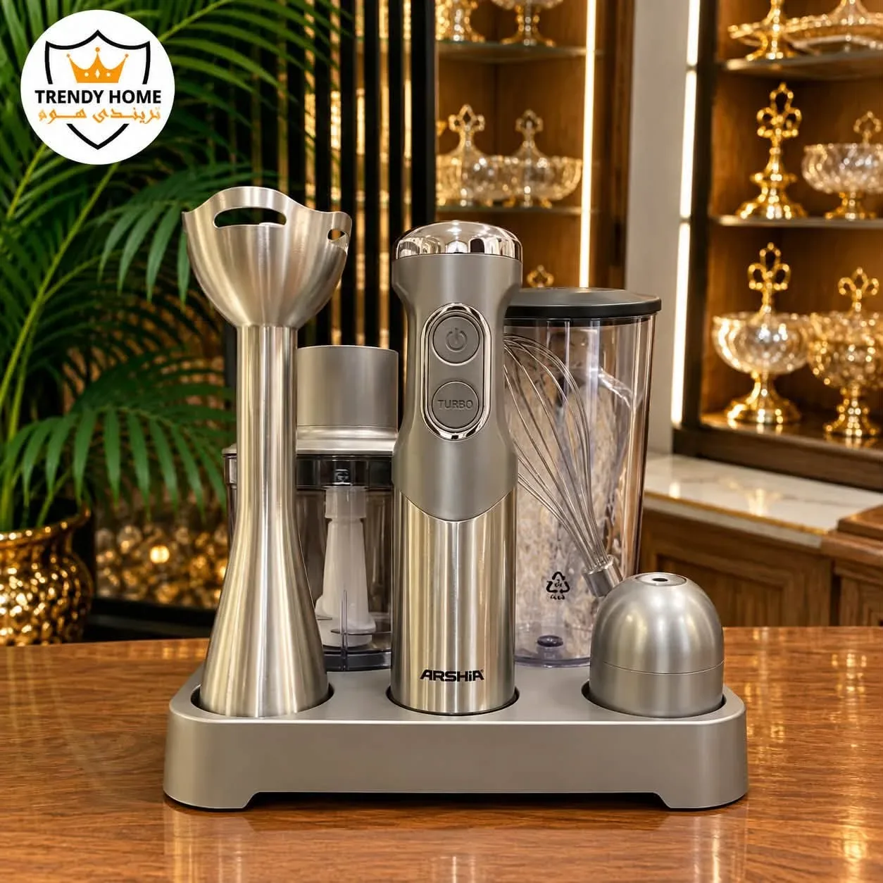 Stainless Steel Hand Blender Set