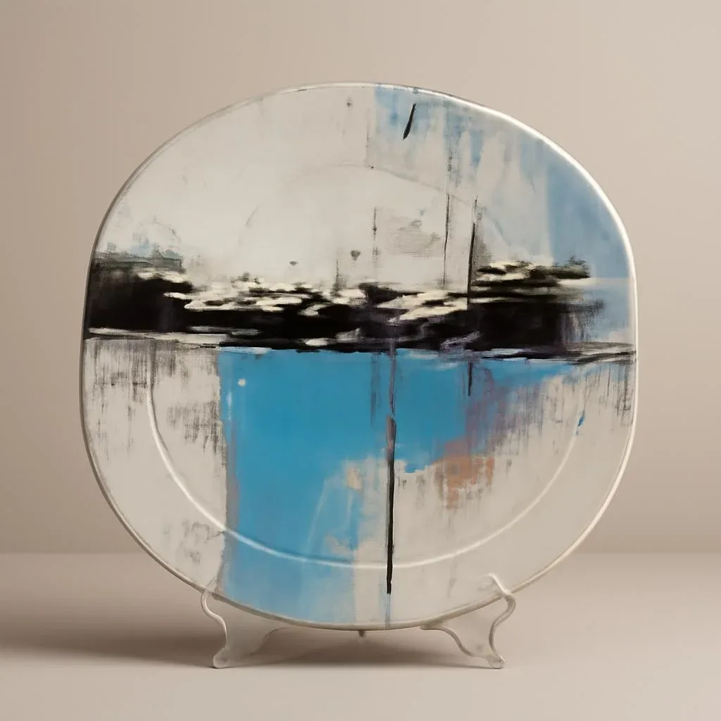 Abstract Decorative Plate