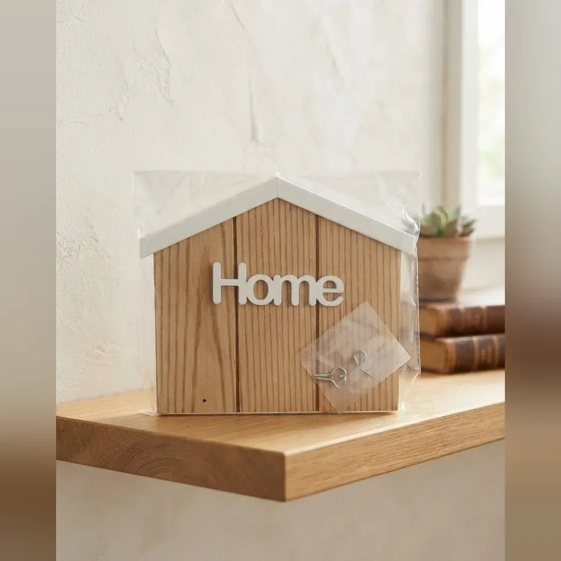Wooden House Key Holder